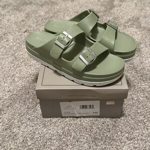 MIA Cammy Sage Green Sandals with buckles 9 Women NEW